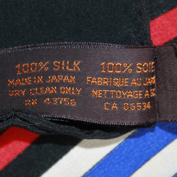 Vintage 80s YSL Shirt + (x2) Silk Scarfs - Picture 10 of 13